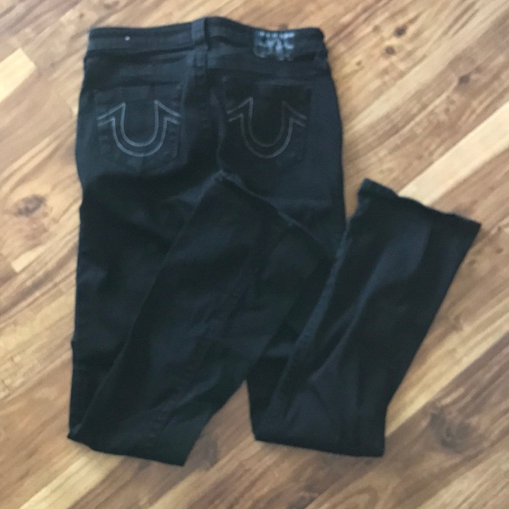 True Religion black jeans size 28